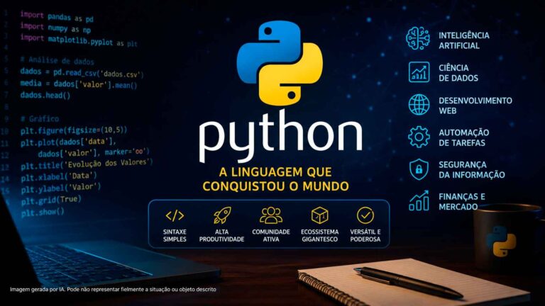 Leia mais sobre o artigo Python: A Linguagem que Revolucionou a Programação Moderna
