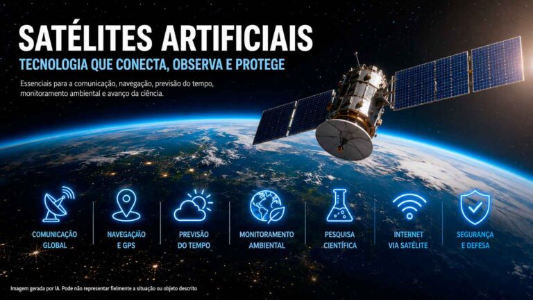 Leia mais sobre o artigo Satélites Artificiais: A Tecnologia Invisível que Transformou o Mundo